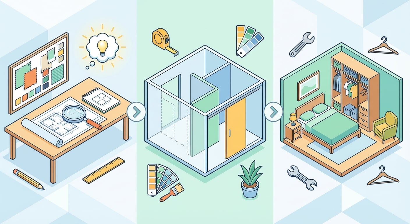 臥室規劃實例解析:從零到完成的完整步驟指南